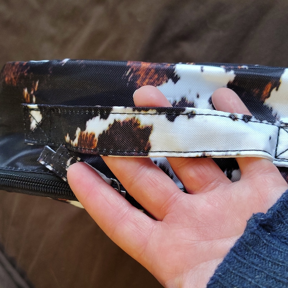 Dusti Rhoads Cowhide Print Makeup Bag - Picture 8 of 8